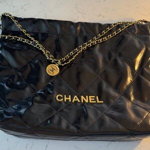 CC Black Quilted Women's Bag